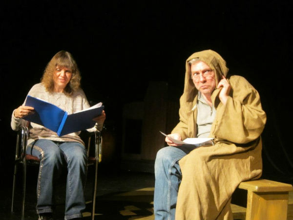 The mystic's robe began its life as a Jedi costume at Halloween for my son.