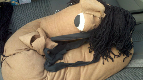 Horsie. From Halloween costume to valued stage prop as namesake of "The Dead Horse."