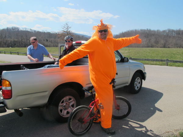 Chad Snyder stars as the goldfish in "The Secret Lives of Goldfish."