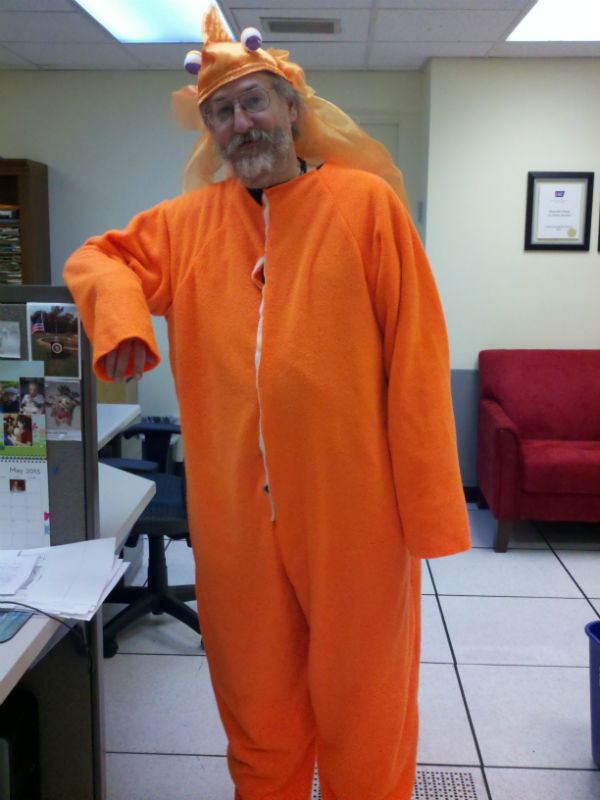 Here's me in the costume.