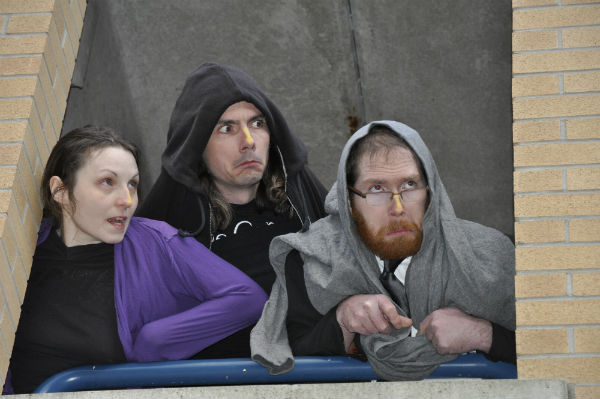 The buzzards in "Requiem for a Buzzard."