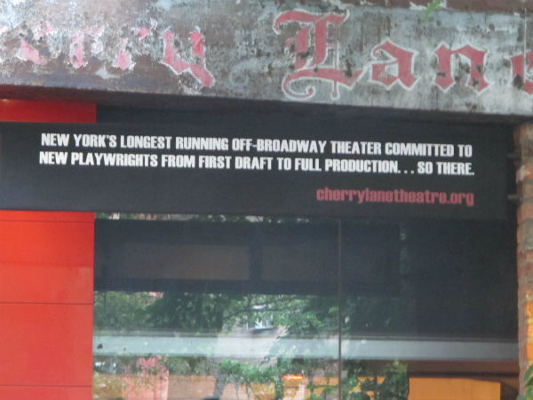 Barefoot held the reading at the Cherry Lane Theatre in Greenwich Village. Here's why.