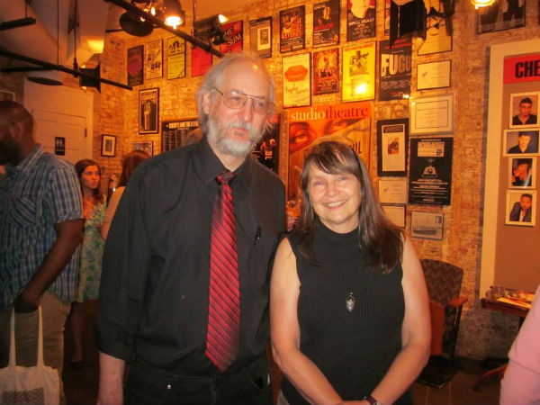 Playwright Dwayne Yancey with director Rose Bonczek after the show.
