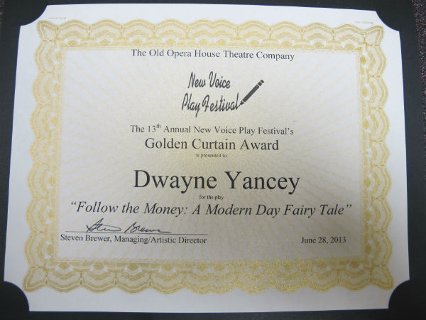 The festival ran three days; the audience voted each night and after the last show, the votes were added up.