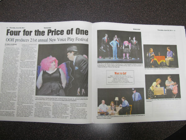 Most people would call this the centerfold. But they'd be wrong. In newspaper language, this is called a "doubletruck." 