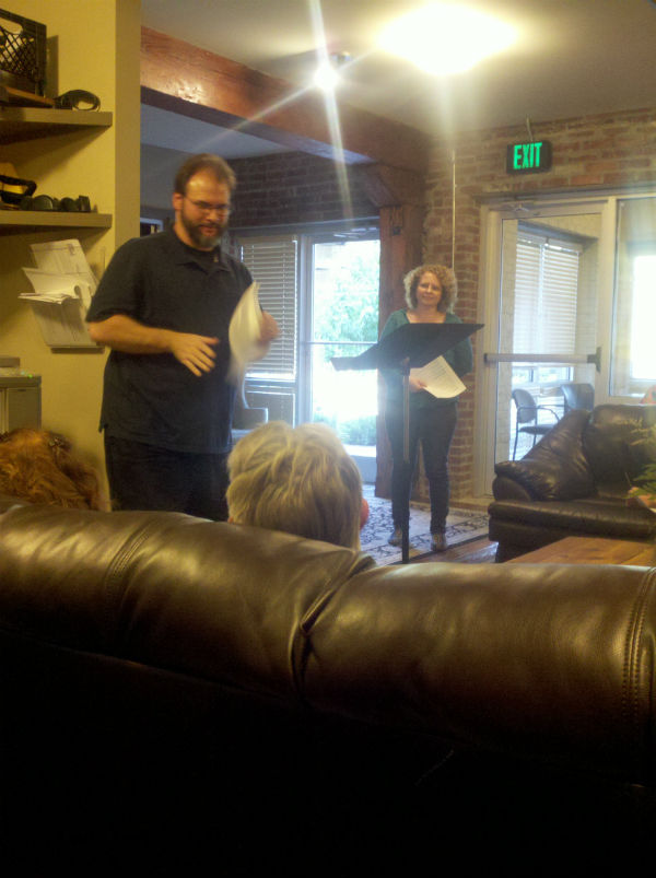 Mike Allen and Heather Brush