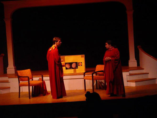 Two Martians discuss a political scandal -- and climate change.