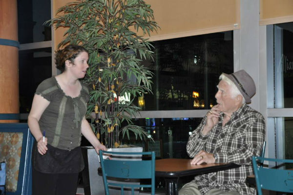 Arlene Thomas starts to let John Fielding have it.