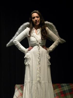 Lindsey Talbott as a somewhat sassy angel.
