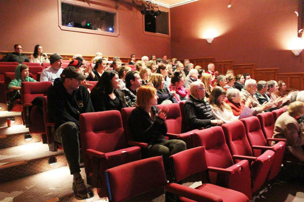 The audience for the first performance at The Mount Players in Macedon, Victoria.