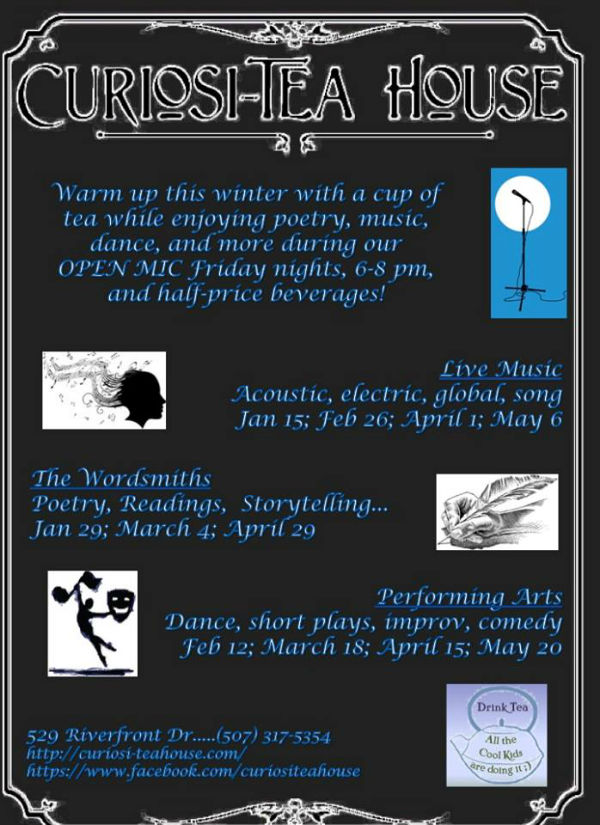 Poster for the Minnesota teahouse.