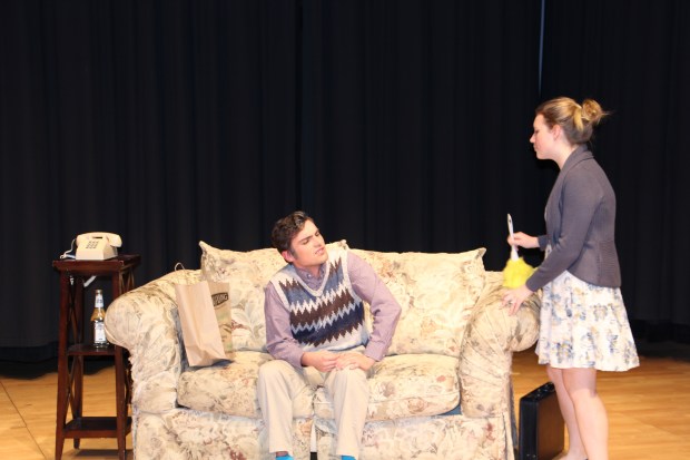 The haggard, put-upon dad.