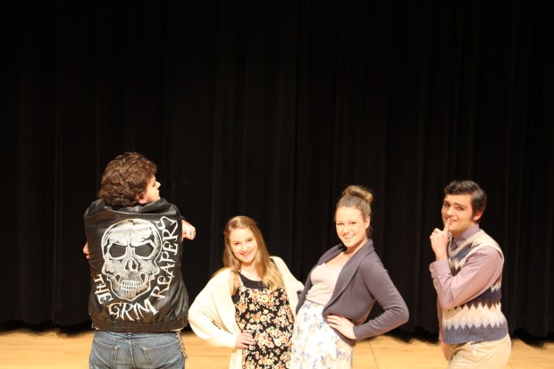 The cast of CATCH OF THE DAY.