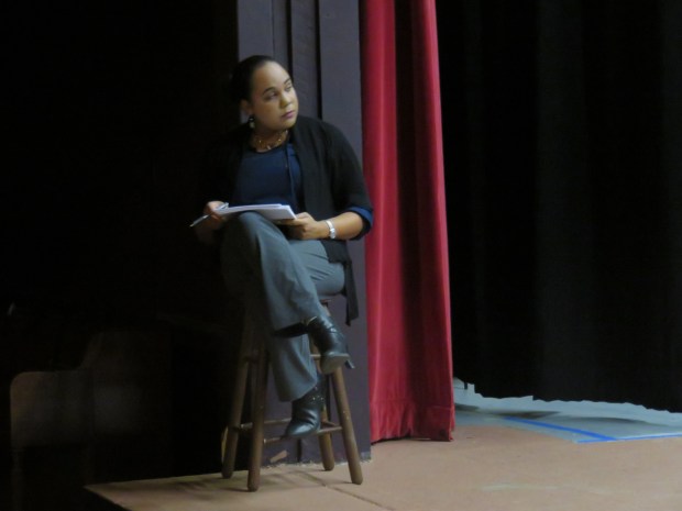 Aisha Mitchell read stage directions.