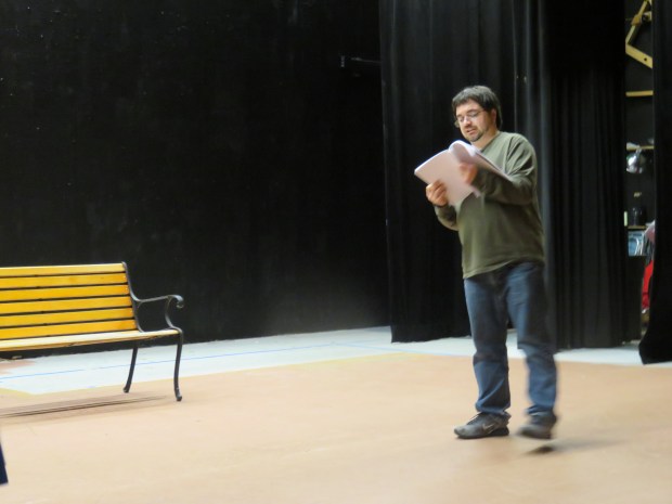 Stephen Glassbrenner was the alien who spoke only an alien language that he had to improvise.